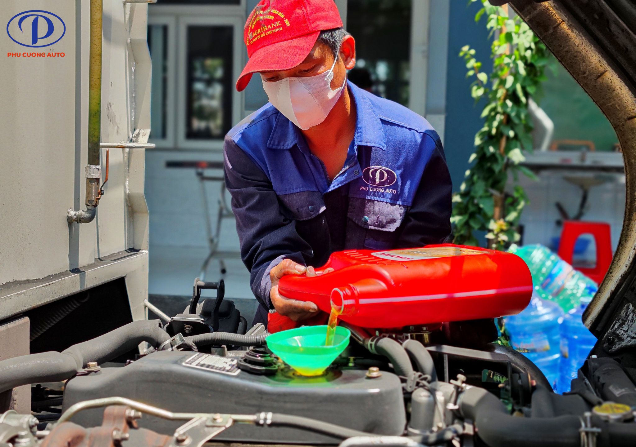 bảo dưỡng xe quét đường isuzu 6.5 khối 
