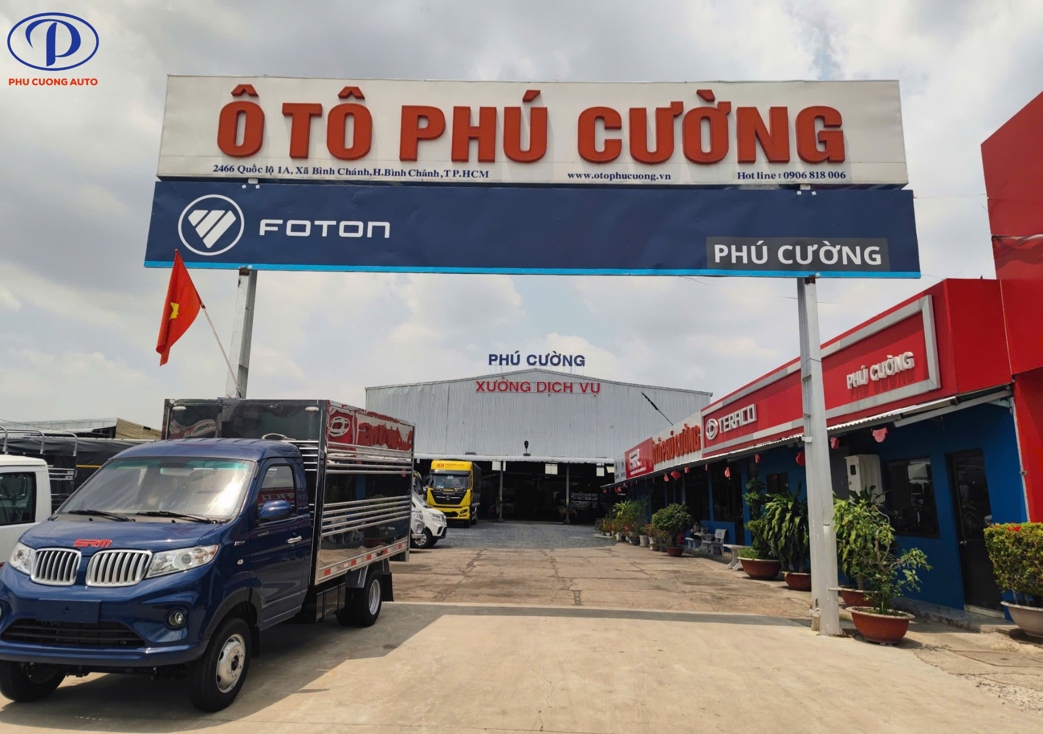 showroom ô tô phú cường bình chánh 