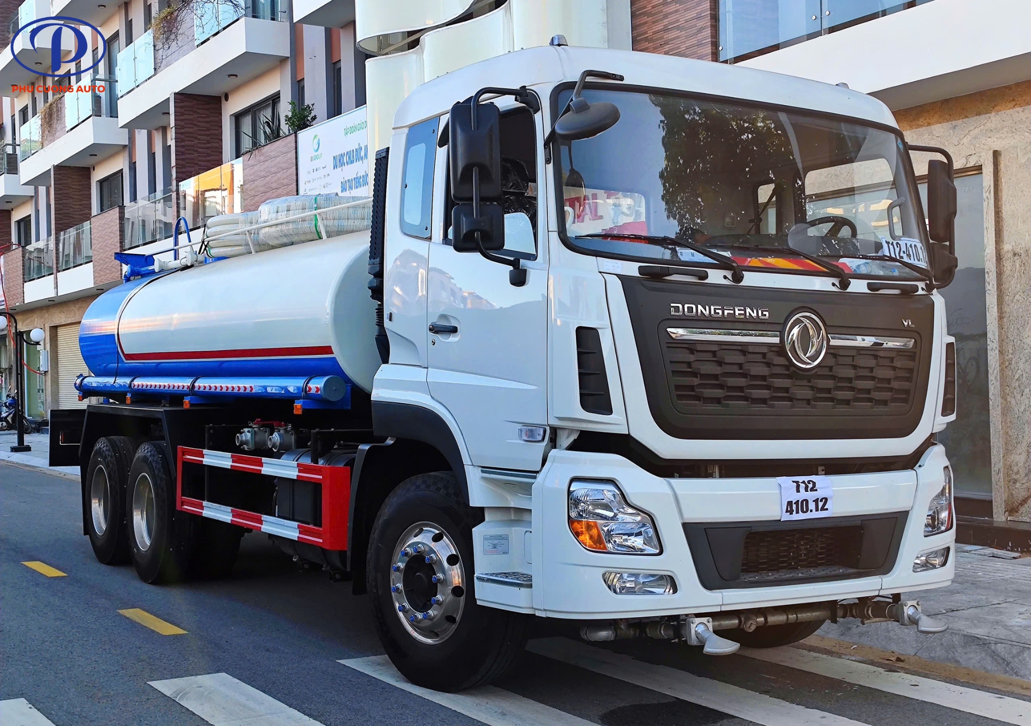 hệ thống an toàn trên xe bồn nước dongfeng 14 khối 