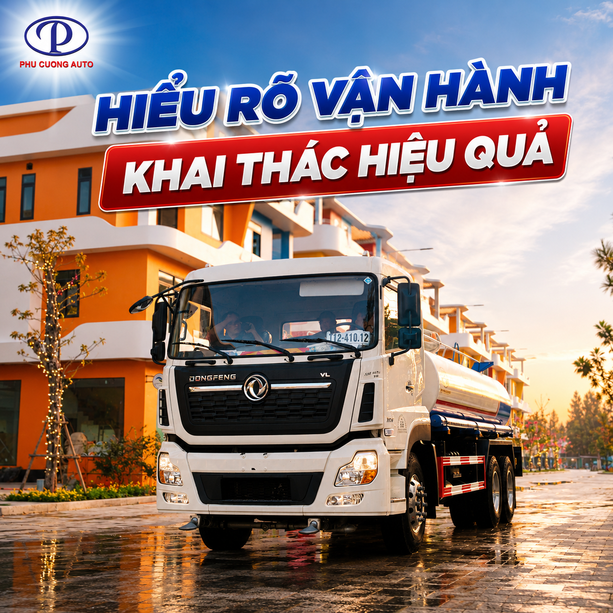 những lưu ý khi sử dụng xe bồn nước dongfeng 14 khối 