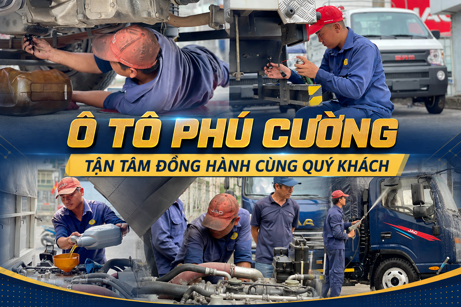 dịch vụ sửa chữa ô tô phú cường