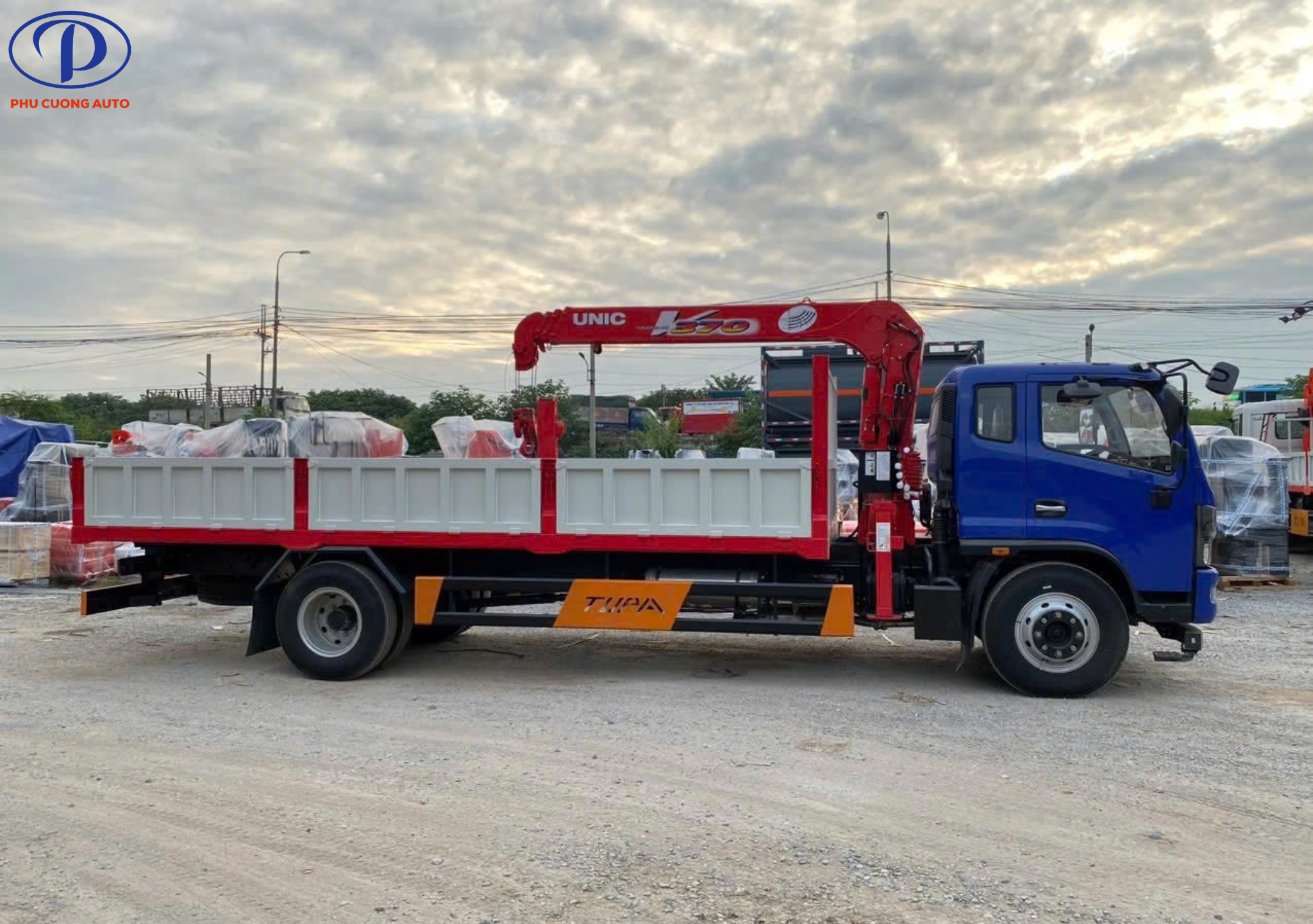 kích thước xe cẩu tự hành dongfeng captain c 