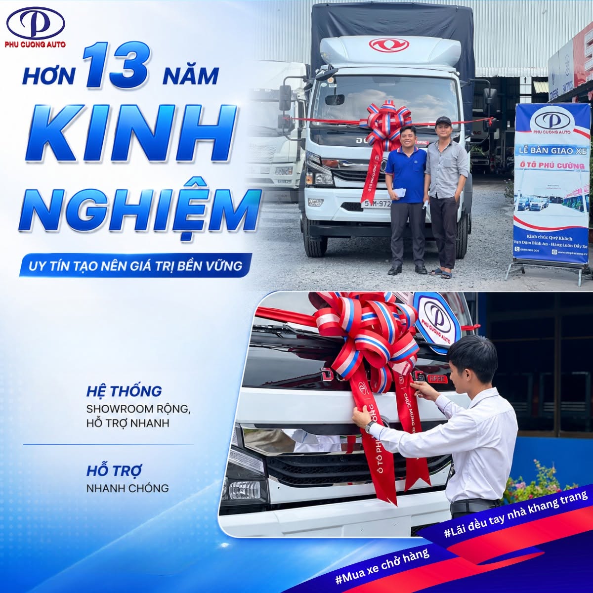 ô tô phú cường 13 năm kinh nghiệm