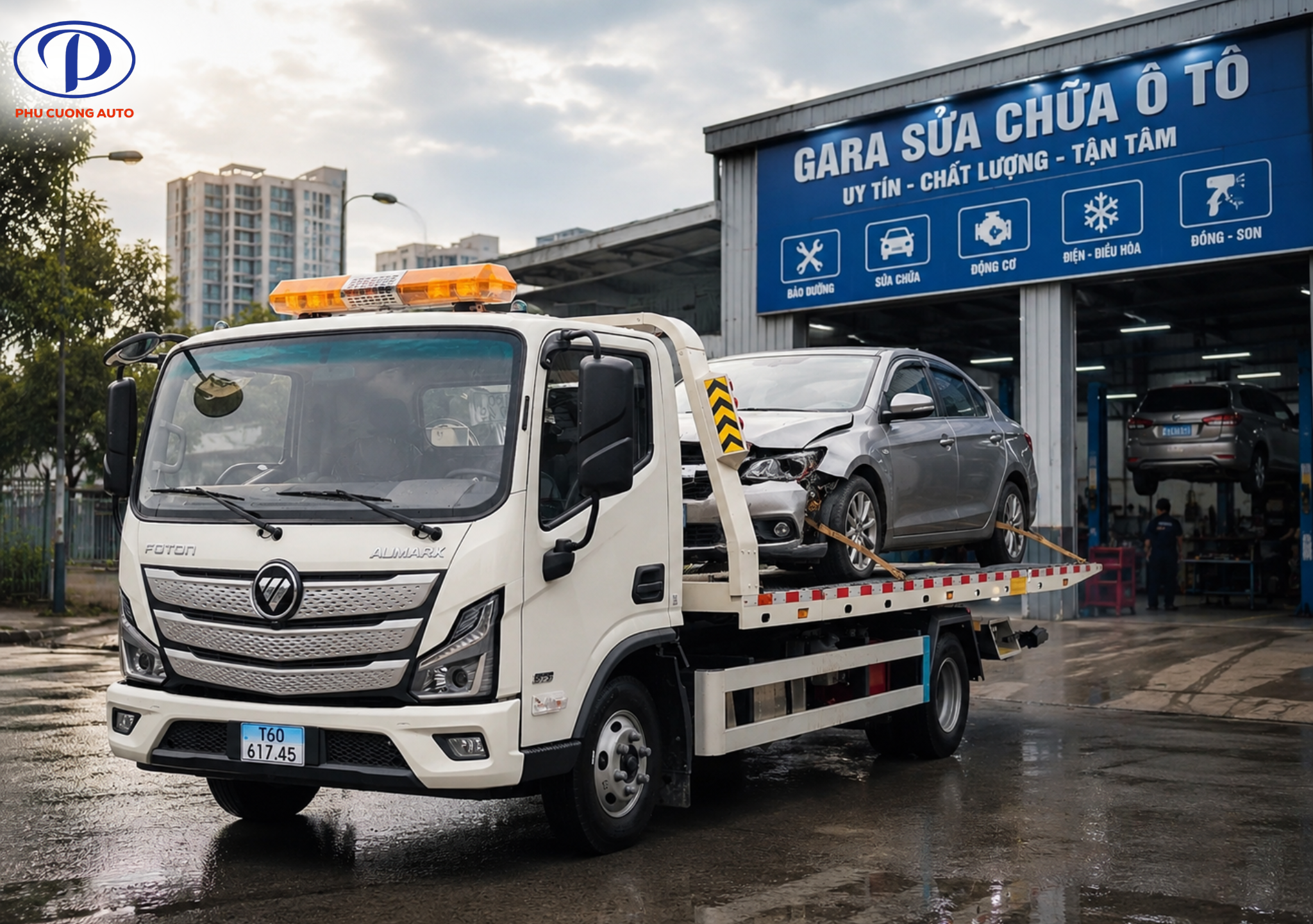 xe cứu hộ 2 chức năng 
