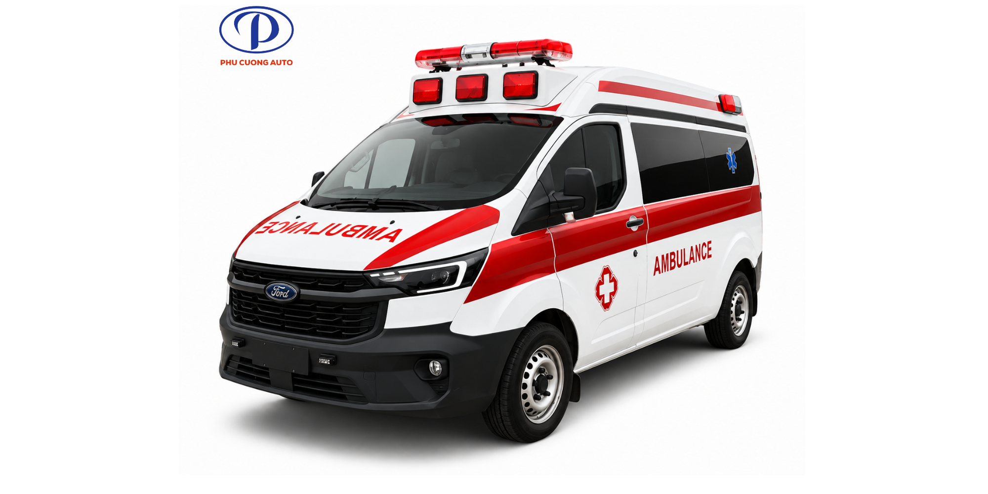 XE CỨU THƯƠNG FORD TRANSIT – NHẬP KHẨU