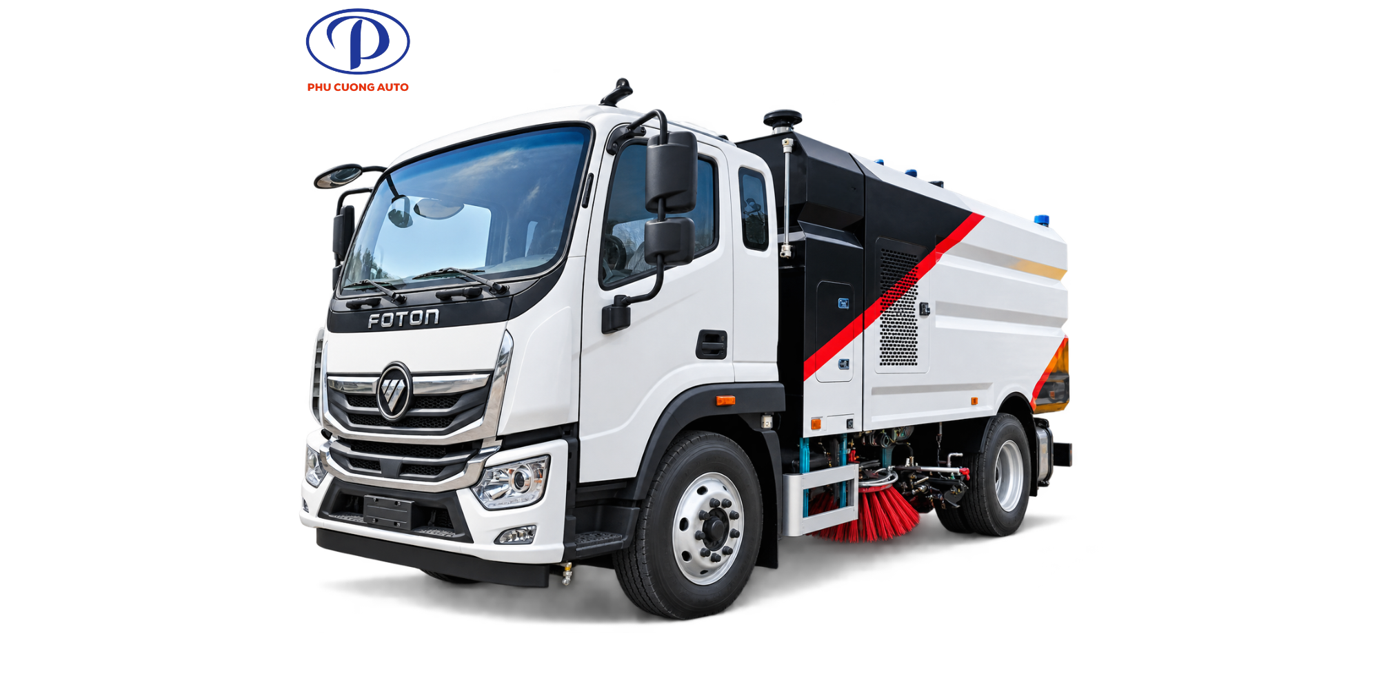 XE QUÉT ĐƯỜNG HÚT BỤI FOTON 12 KHỐI NHẬP KHẨU