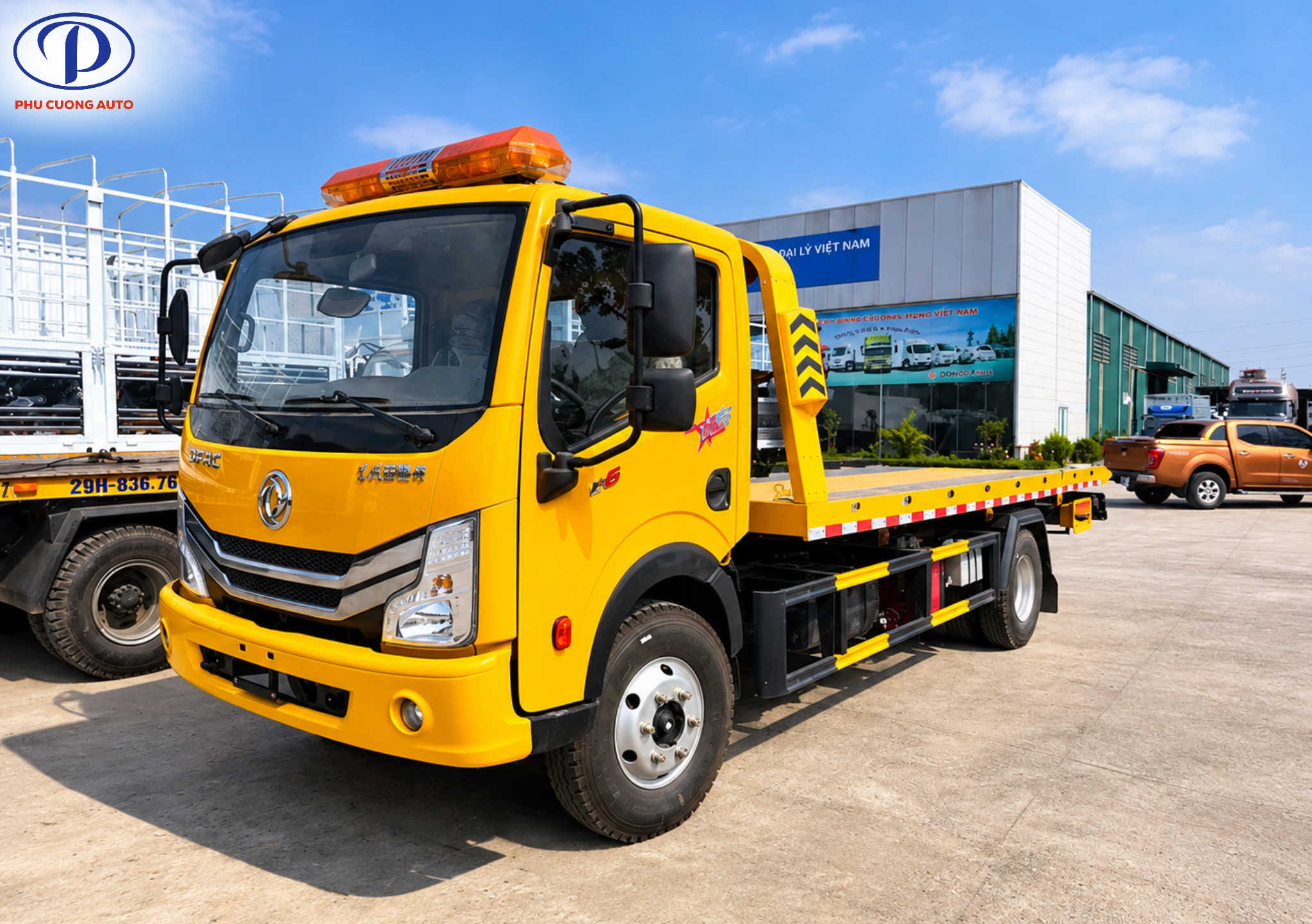hệ thống chuyên dùng xe cứu hộ 2 chức năng dongfeng d6