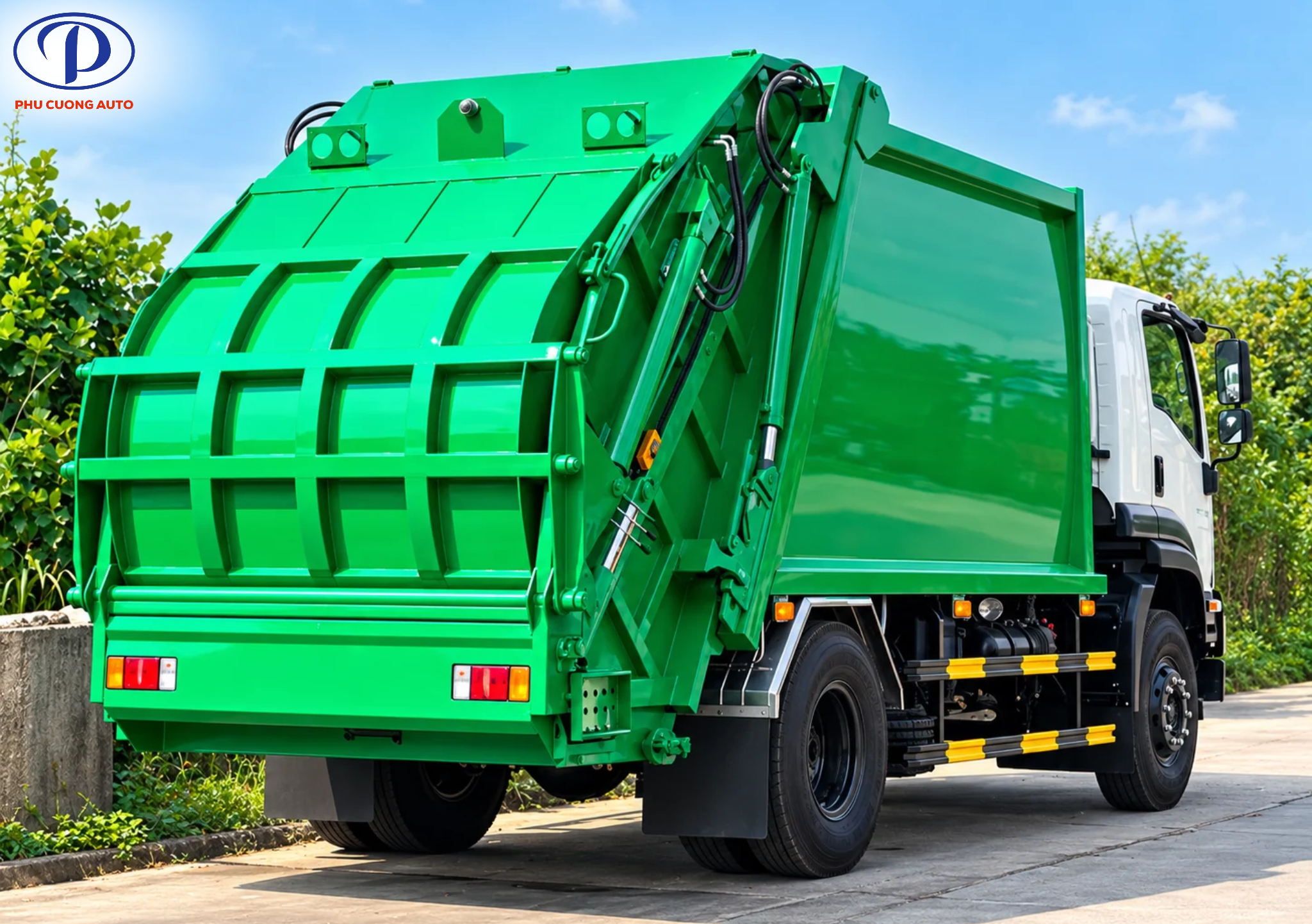 năng suất xe cuốn ép rác isuzu 14 khối