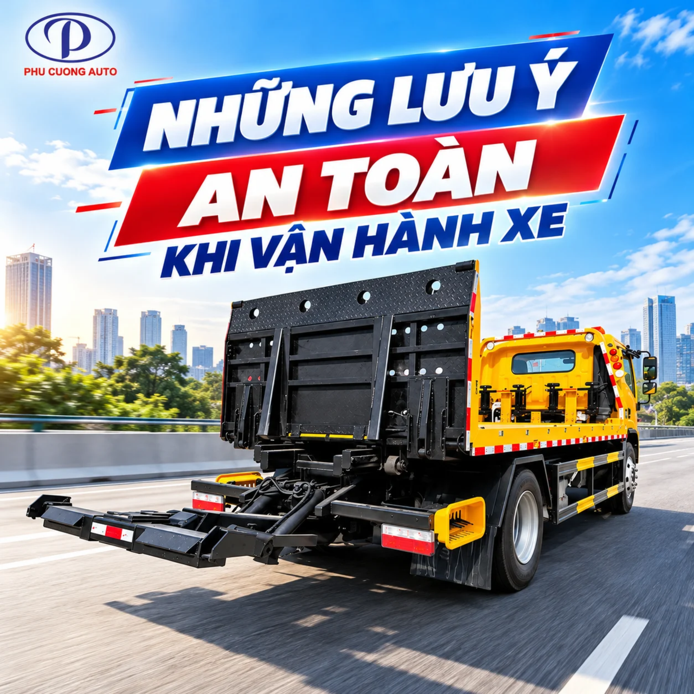 những lưu ý an toàn khi vận hành xe dongfeng d8 cứu hộ