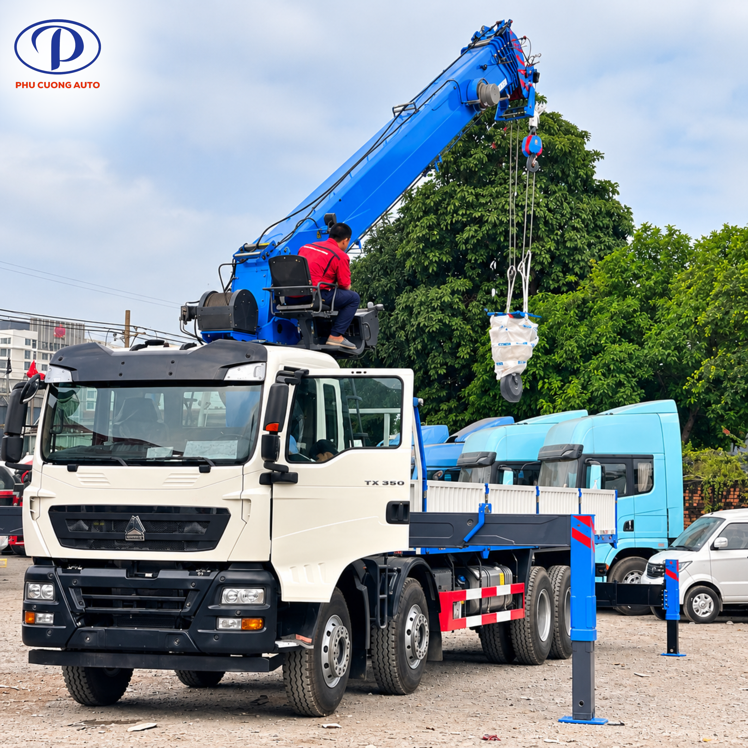 kích thước cẩu xcmg 20 tấn 